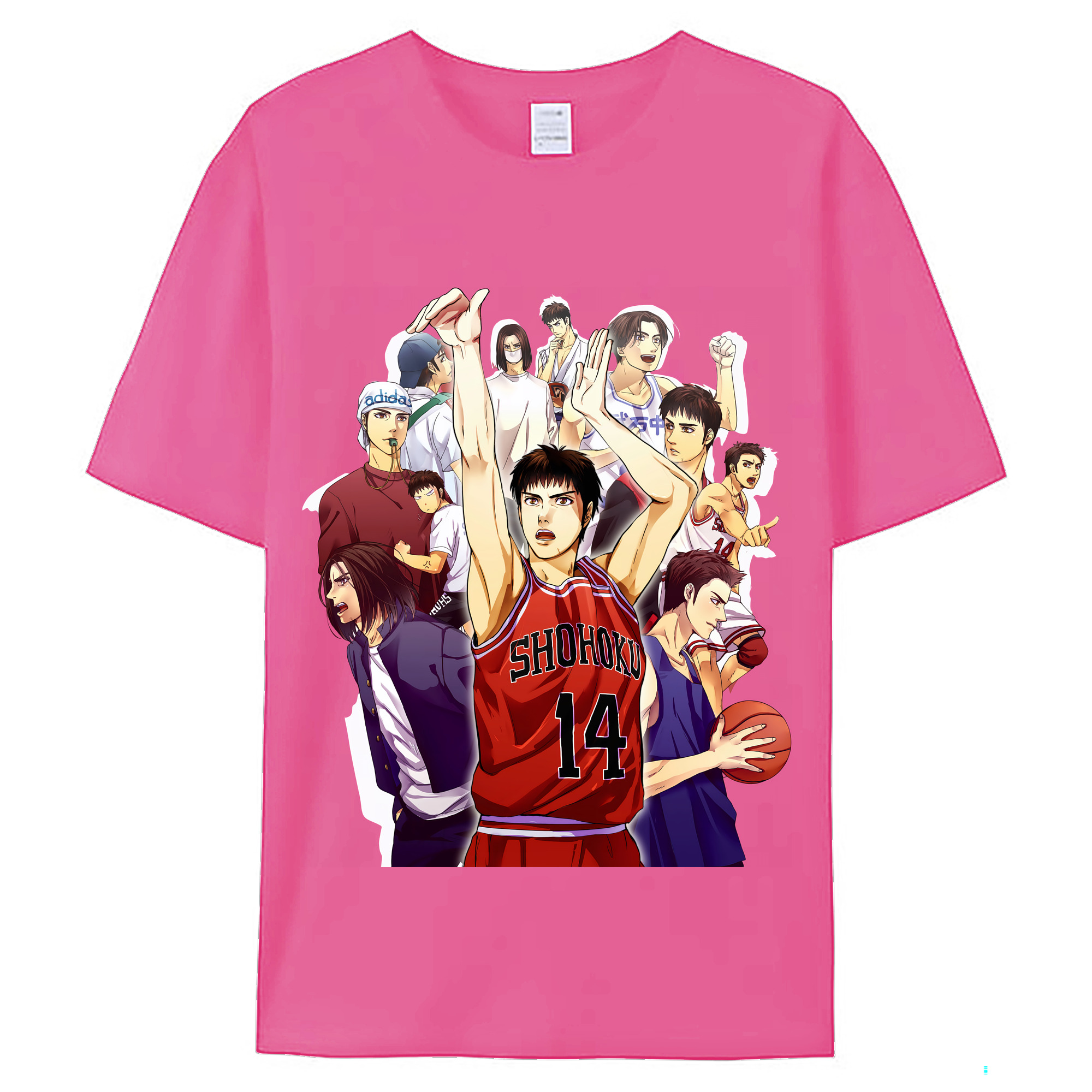 （画像用） SLAM DUNK／スラムダンク レディースカジュアルプリントTシャツ（綿100％）